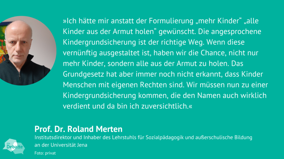 Das sagt Prof. Dr. Roland Merten von der Friedrich-Schiller-Universität Jena zum Ampel-Koalitionsvertrag: