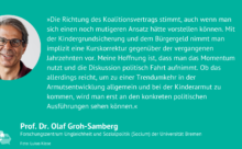 Das sagt Prof. Dr. Olaf Groh-Samberg von der Universität Bremen zum Ampel-Koalitionsvertrag: